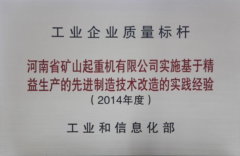 雙標(biāo)桿！河南礦山典型經(jīng)驗(yàn)再次入選全國(guó)質(zhì)量標(biāo)桿
